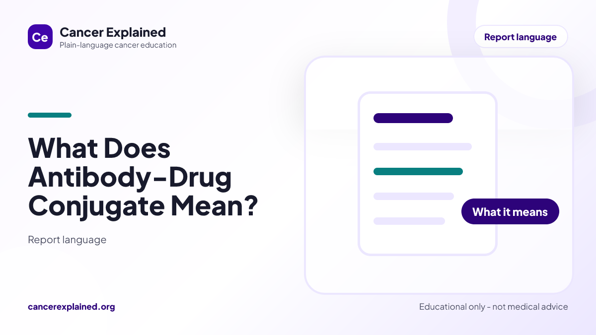 Visual summary for What Does Antibody-Drug Conjugate Mean?