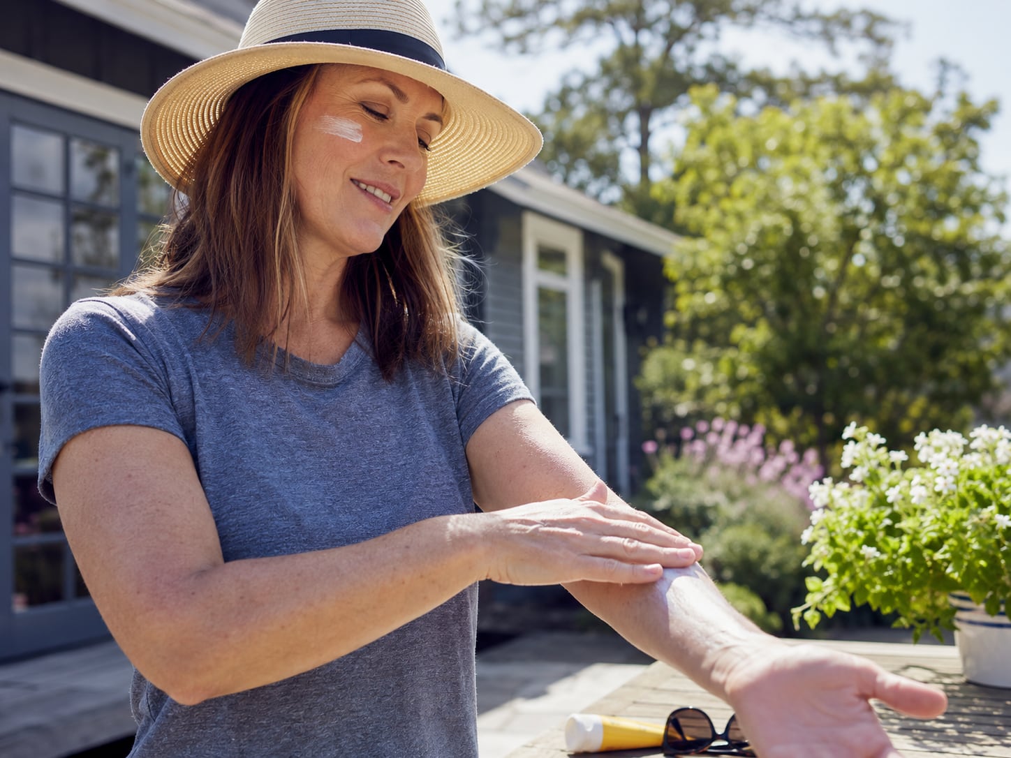 A patient, caregiver, or clinician engaged in an authentic care interaction related to caregivers