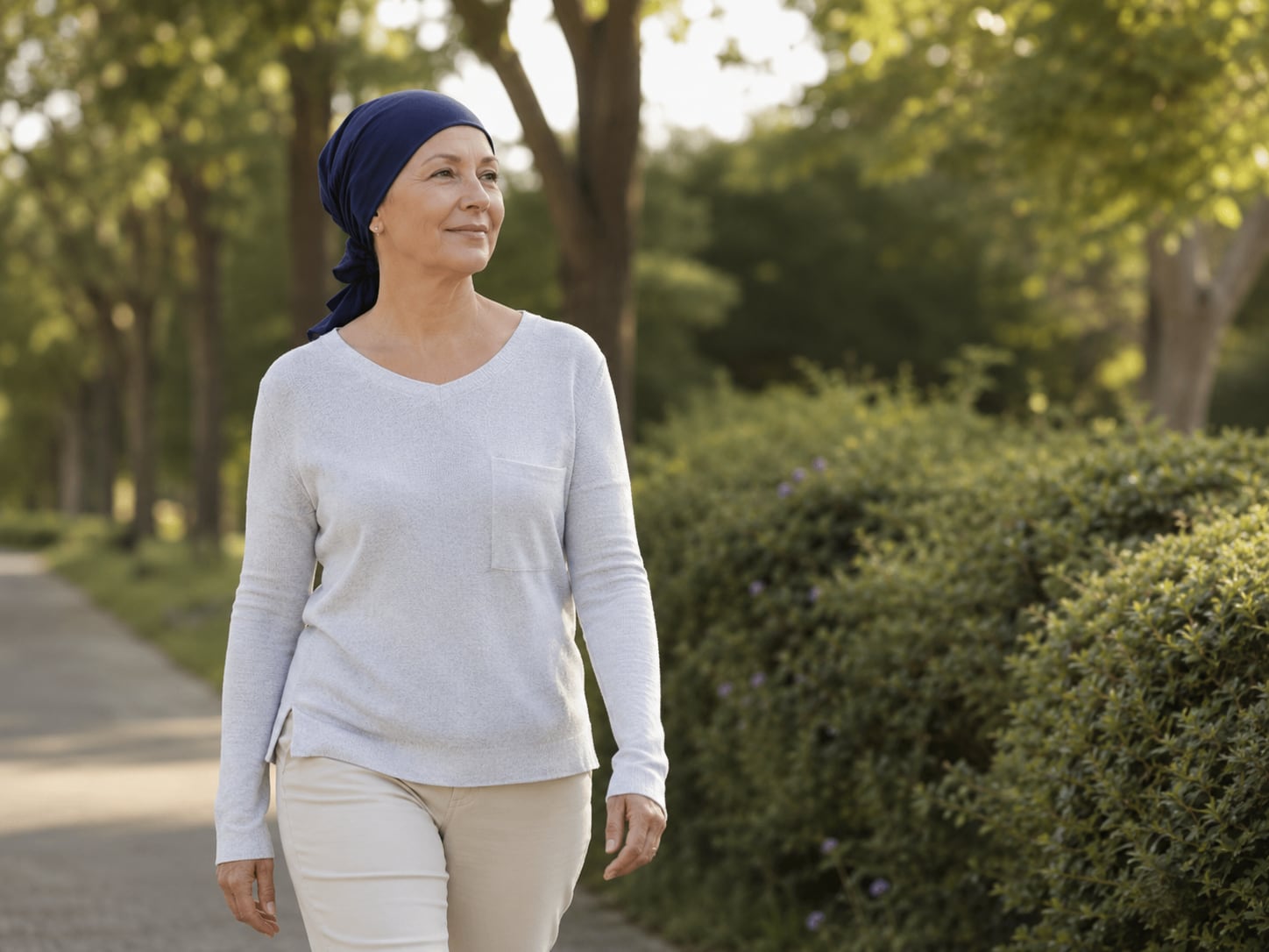 A patient, caregiver, or clinician engaged in an authentic care interaction related to community