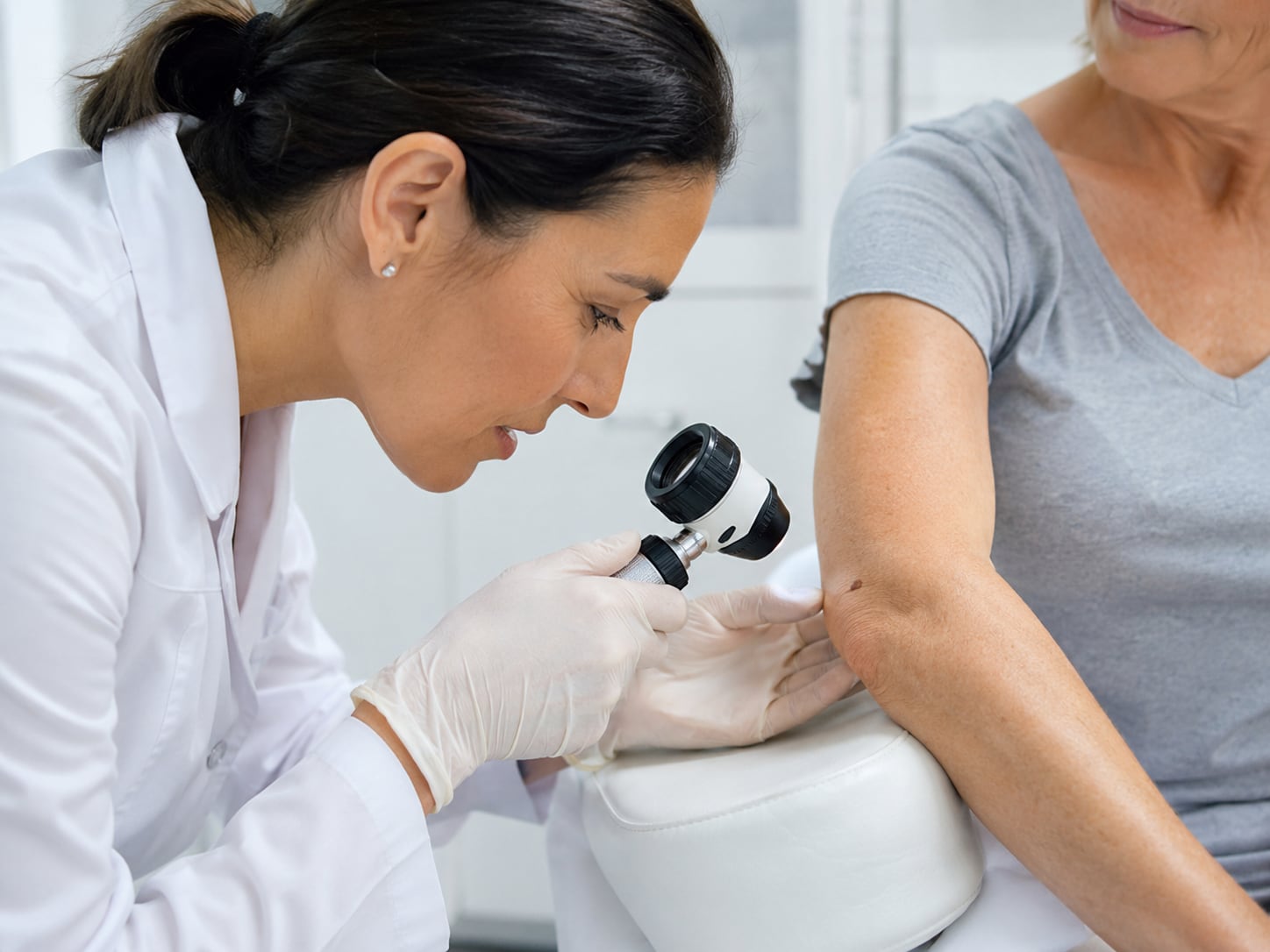 A patient, caregiver, or clinician engaged in an authentic care interaction related to diagnosis
