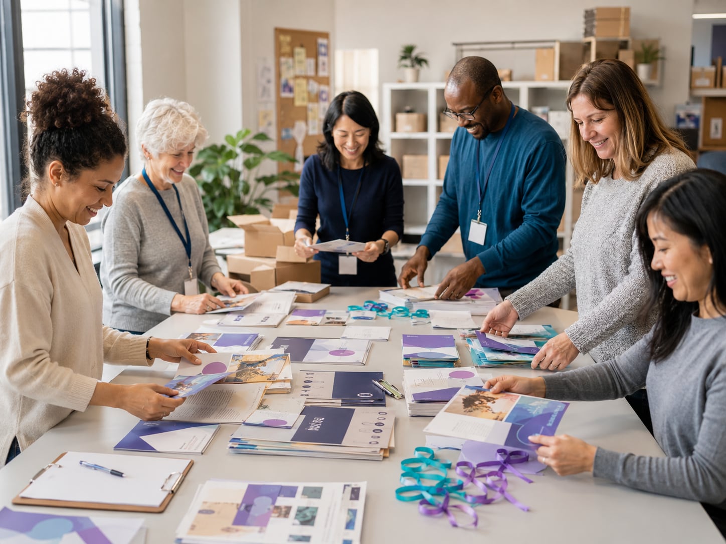 A patient, caregiver, or clinician engaged in an authentic care interaction related to diagnosis