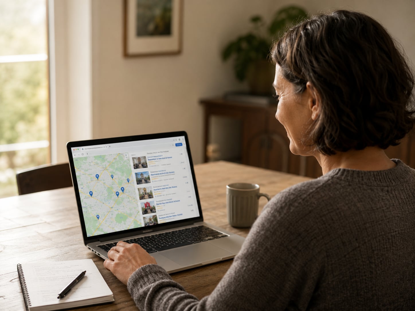 A patient, caregiver, or clinician engaged in an authentic care interaction related to diagnosis
