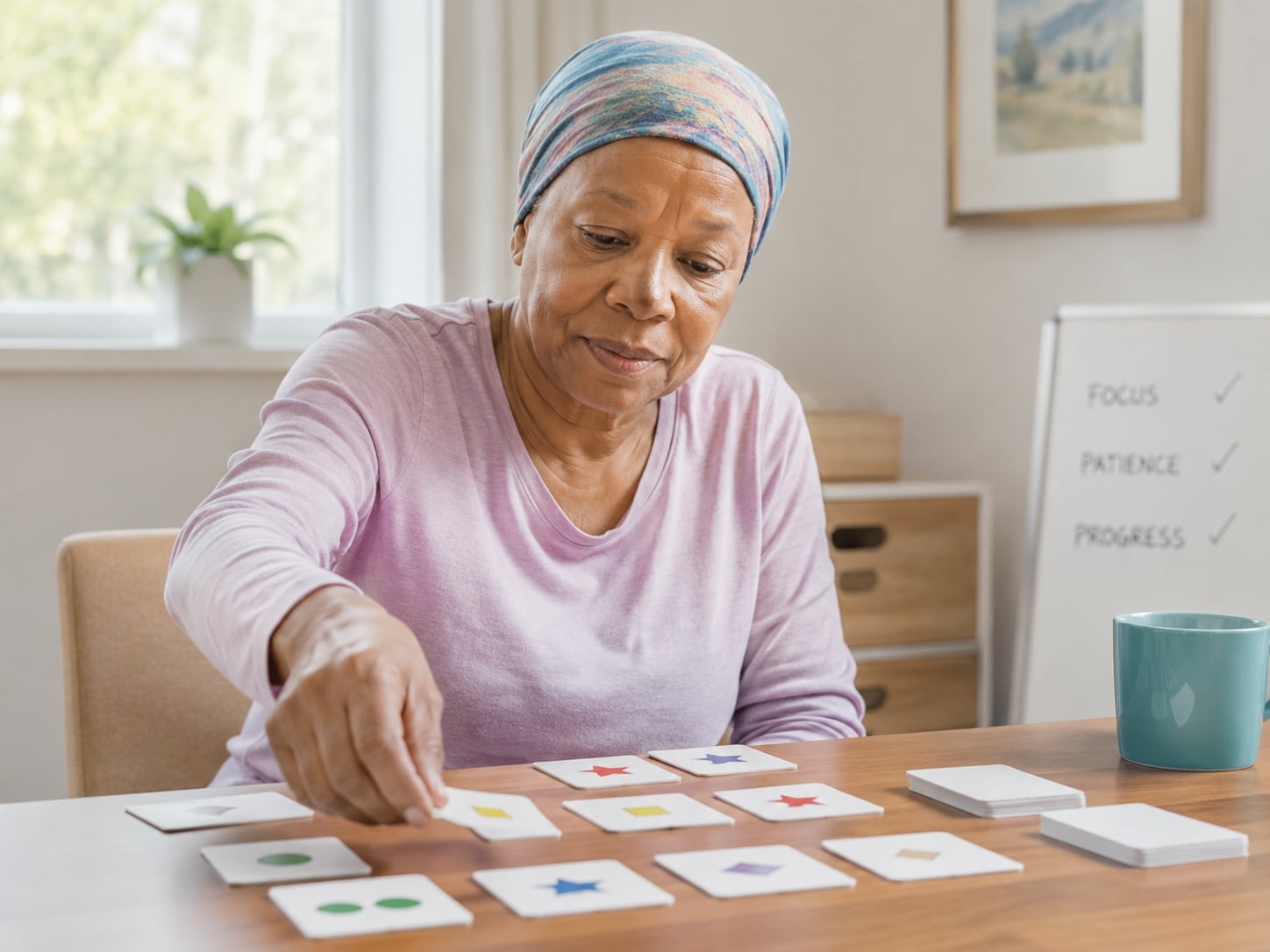 A patient, caregiver, or clinician engaged in an authentic care interaction related to navigation