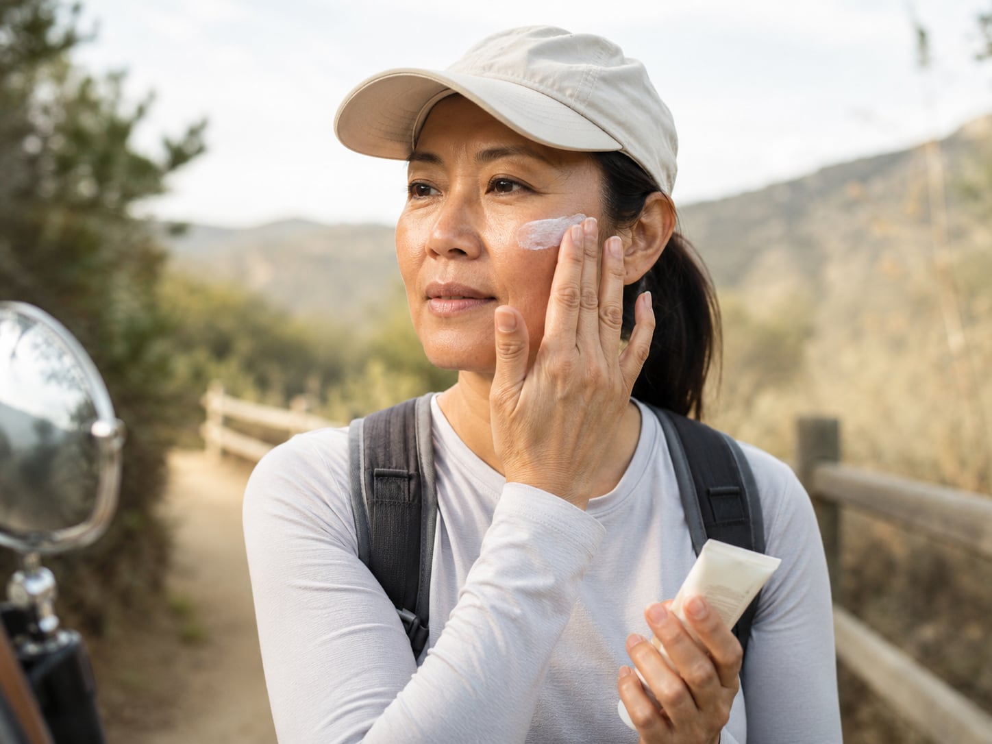 A patient, caregiver, or clinician engaged in an authentic care interaction related to navigation