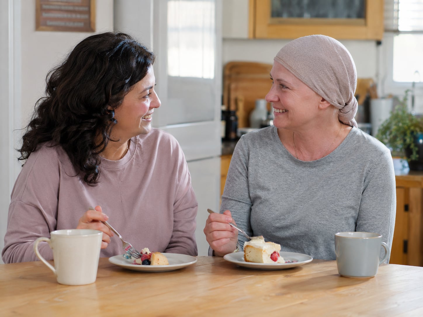 A patient, caregiver, or clinician engaged in an authentic care interaction related to prevention