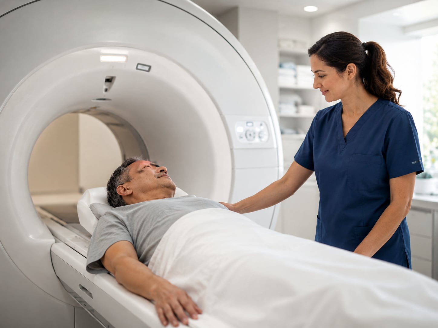 A patient, caregiver, or clinician engaged in an authentic care interaction related to prevention