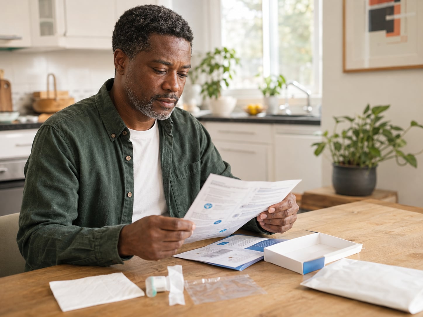 A patient, caregiver, or clinician engaged in an authentic care interaction related to symptoms